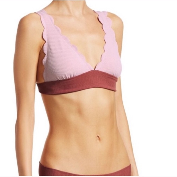 Marysia Swim Other - NEW! Marysia. Scalloped bikini top. Marysia Swim Other - NEW! Marysia. Scalloped bikini top.